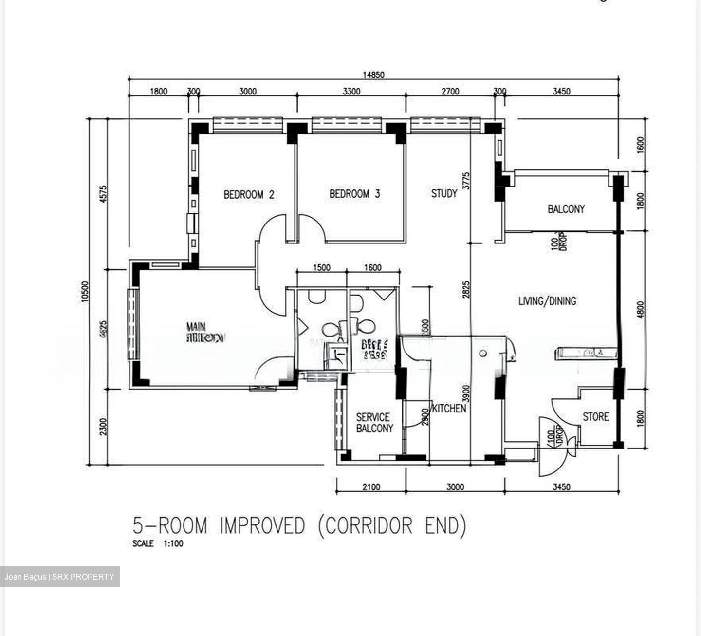 Blk 755 Woodlands Avenue 4 (Woodlands), HDB 5 Rooms #622222021
